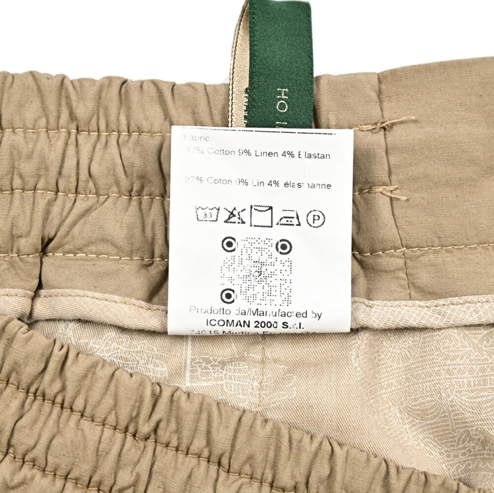 SUMMER SALE|BERWICH "BER_MUDA" ストレッチコットン リネン混カーゴショーツ|424239 - M|GUARDAROBA MILANO OFFICIAL STORE