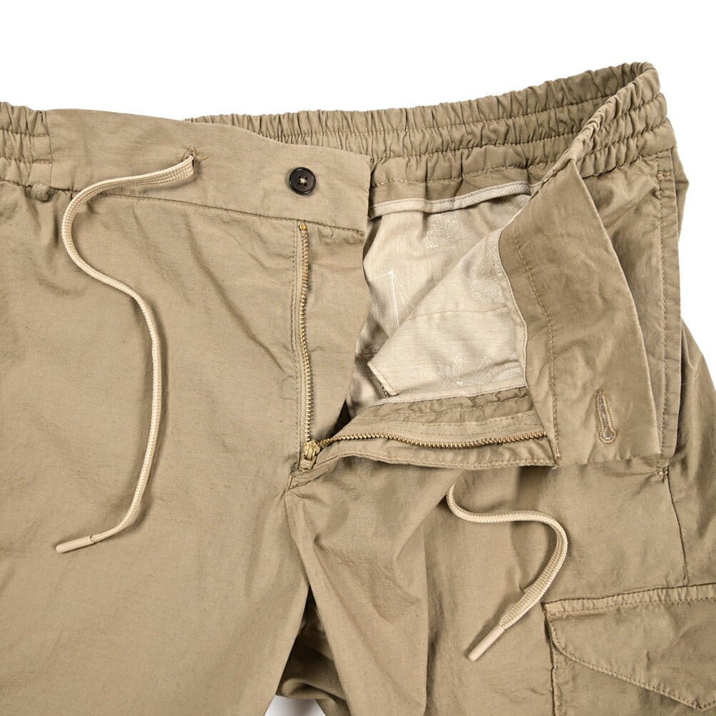 SUMMER SALE|BERWICH "BER_MUDA" ストレッチコットン リネン混カーゴショーツ|424239 - M|GUARDAROBA MILANO OFFICIAL STORE