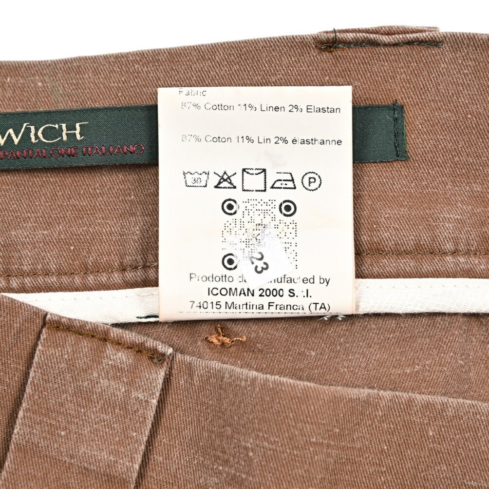 SUMMER SALE|BERWICH "BER_MUDA" ストレッチコットン リネン混バミューダショーツ|424247 - 48|GUARDAROBA MILANO OFFICIAL STORE