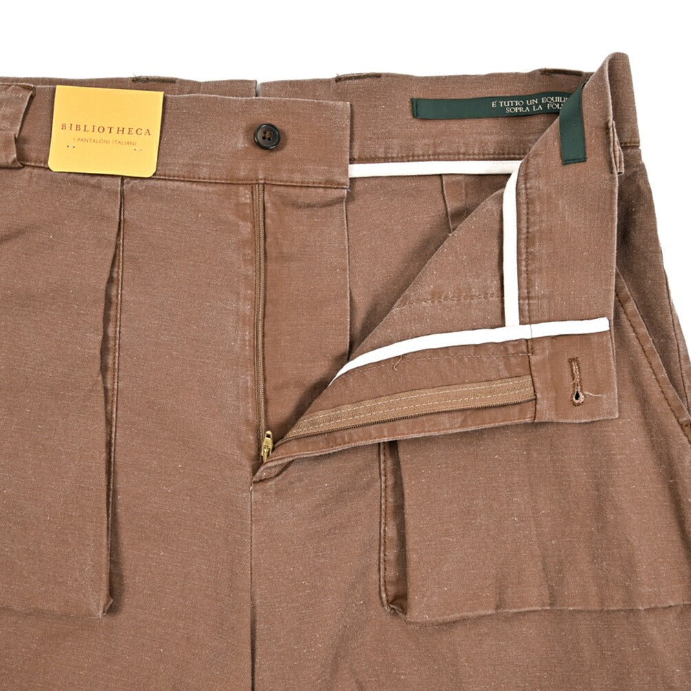 SUMMER SALE|BERWICH "BER_MUDA" ストレッチコットン リネン混バミューダショーツ|424247 - 48|GUARDAROBA MILANO OFFICIAL STORE