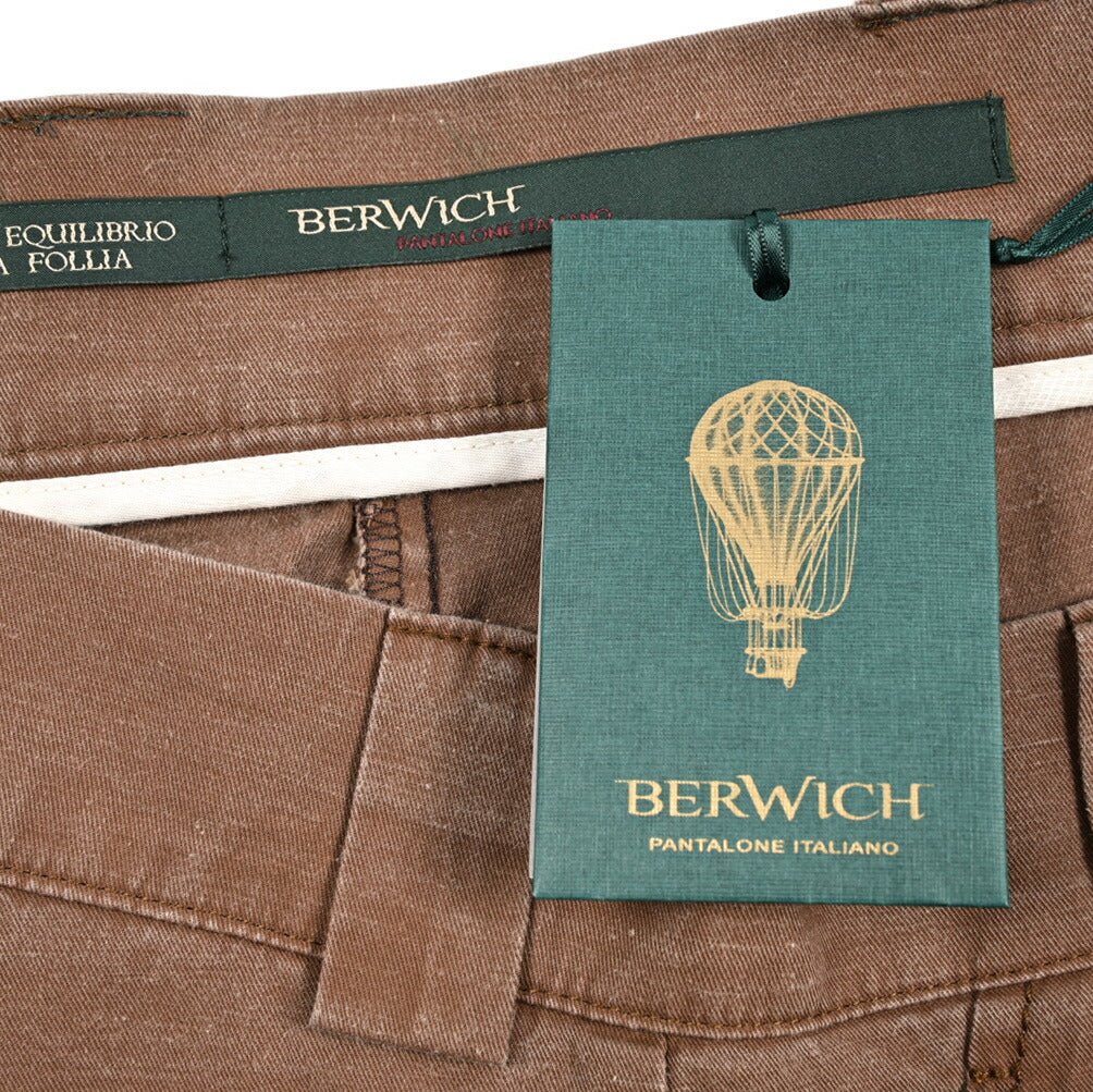 SUMMER SALE|BERWICH "BER_MUDA" ストレッチコットン リネン混バミューダショーツ|424247 - 48|GUARDAROBA MILANO OFFICIAL STORE