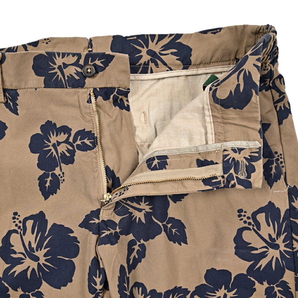 SUMMER SALE|BERWICH "BER_MUDA ELAX" コットン100% ノータックイージーショーツ|424136 - 46|GUARDAROBA MILANO OFFICIAL STORE
