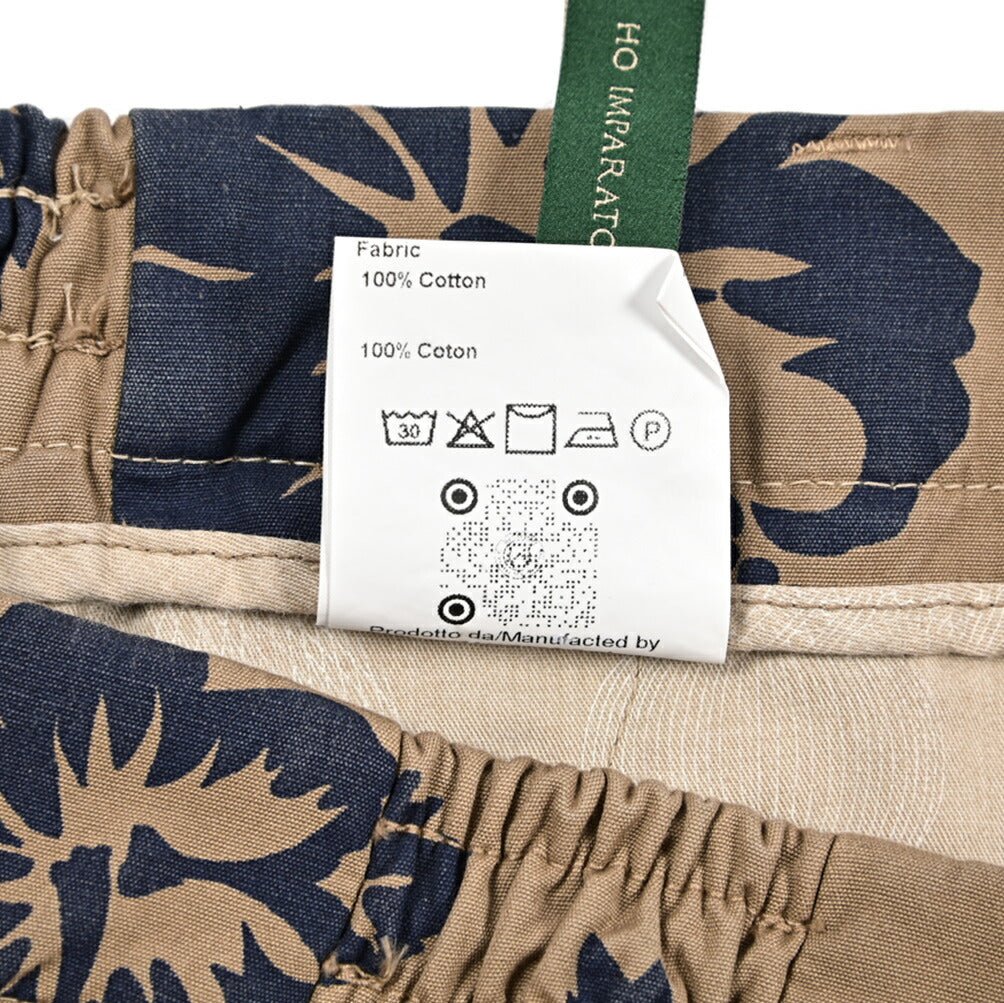 SUMMER SALE|BERWICH "BER_MUDA ELAX" コットン100% ノータックイージーショーツ|424136 - 46|GUARDAROBA MILANO OFFICIAL STORE