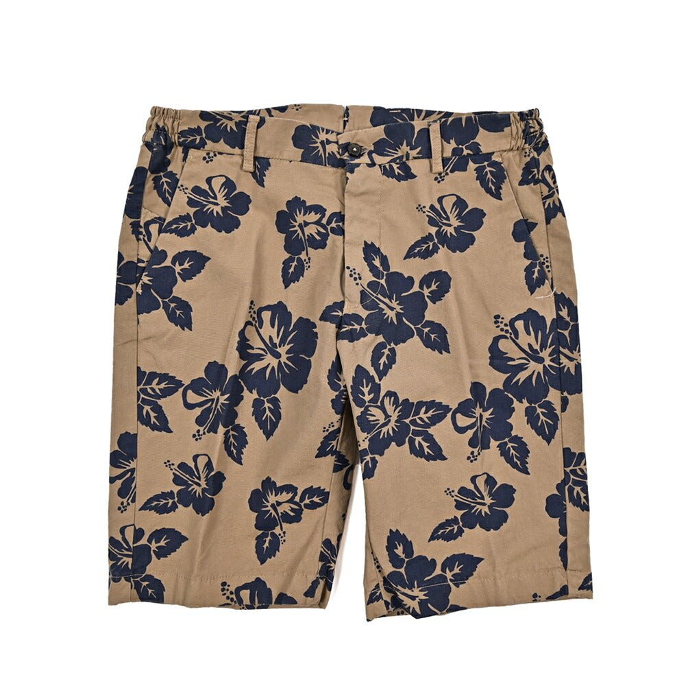 SUMMER SALE|BERWICH "BER_MUDA ELAX" コットン100% ノータックイージーショーツ|424136 - 46|GUARDAROBA MILANO OFFICIAL STORE