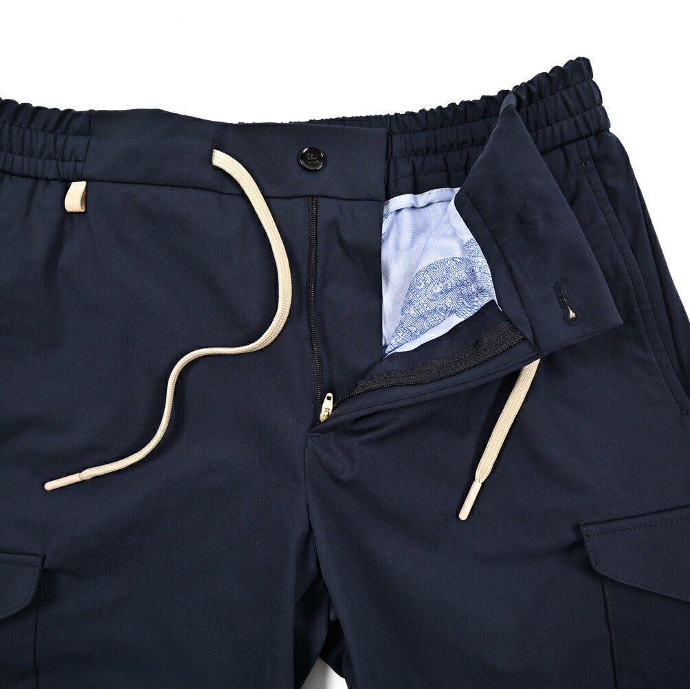 SUMMER SALE|BERWICH "BER_MUDA SAFARI" ストレッチナイロンジャージー ドローコード付きカーゴショーツ|424201 - S|GUARDAROBA MILANO OFFICIAL STORE