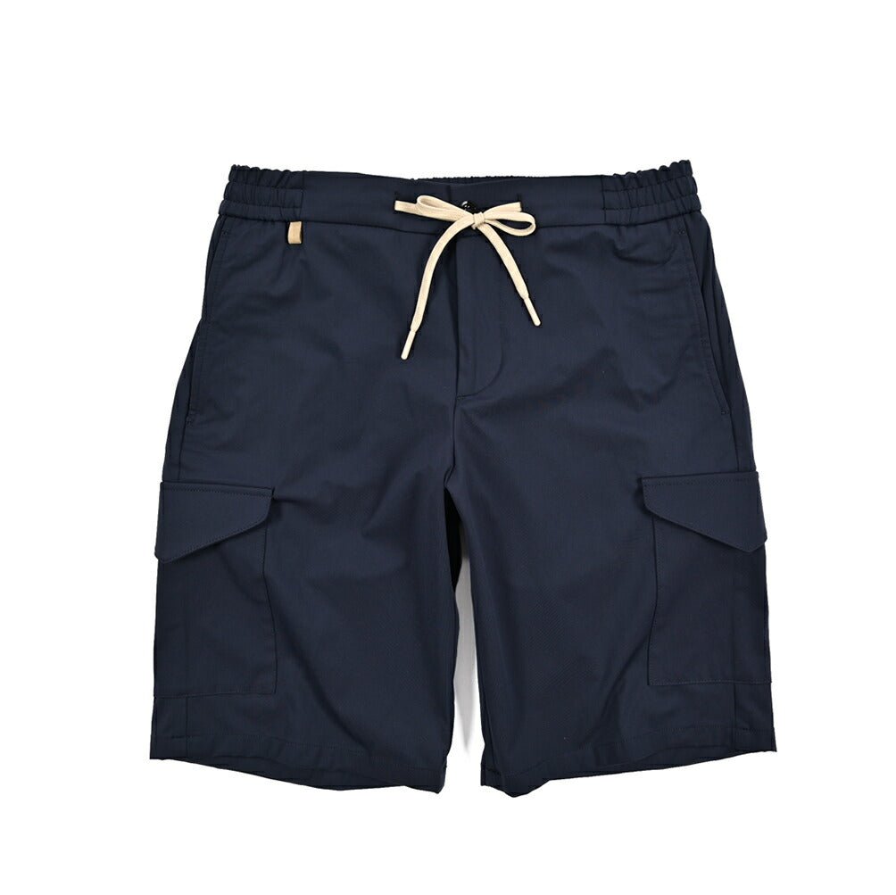 SUMMER SALE|BERWICH "BER_MUDA SAFARI" ストレッチナイロンジャージー ドローコード付きカーゴショーツ|424201 - S|GUARDAROBA MILANO OFFICIAL STORE