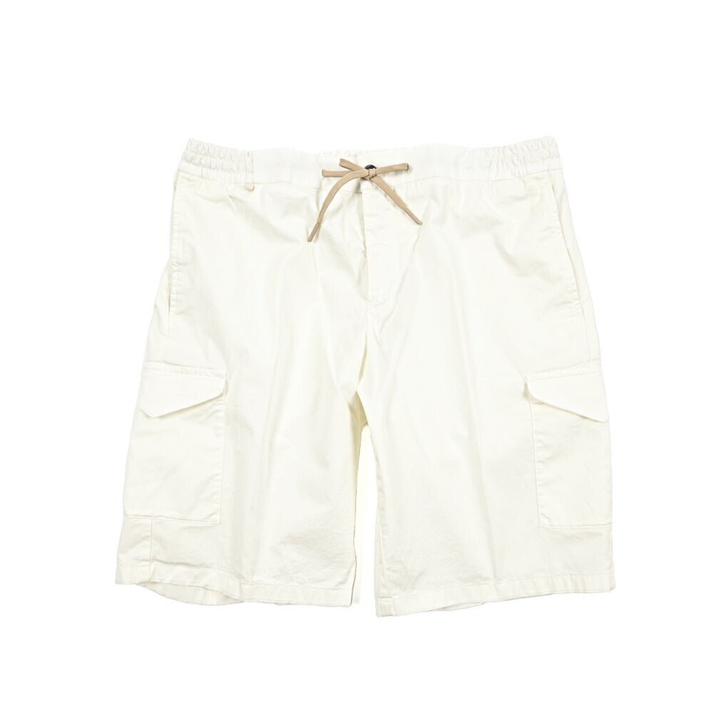 SUMMER SALE|BERWICH "BER_MUDA SAFARI - GD" ストレッチコットン ドローコード付きカーゴショーツ|424119 - L|GUARDAROBA MILANO OFFICIAL STORE