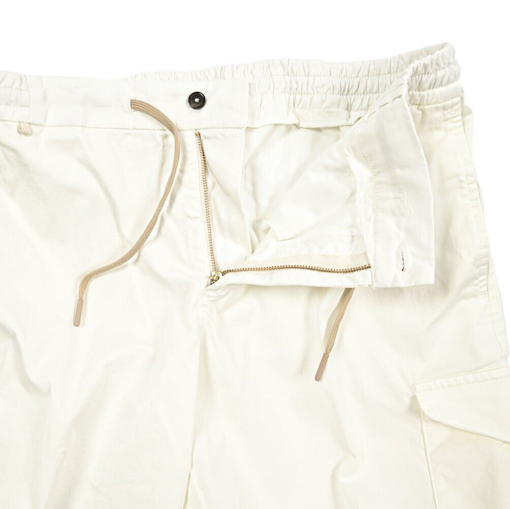 SUMMER SALE|BERWICH "BER_MUDA SAFARI - GD" ストレッチコットン ドローコード付きカーゴショーツ|424119 - L|GUARDAROBA MILANO OFFICIAL STORE