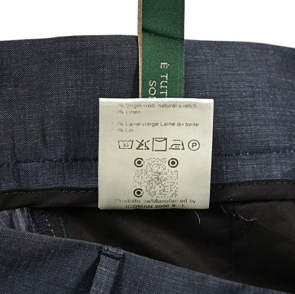 SUMMER SALE|BERWICH "BER_MUDA2P" ウールリネン ツータックバミューダショーツ|424179 - 46|GUARDAROBA MILANO OFFICIAL STORE