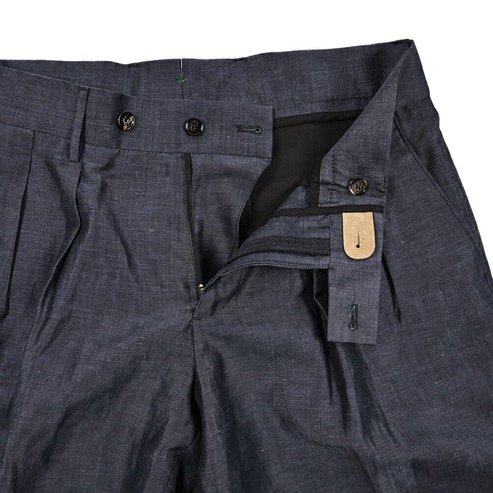 SUMMER SALE|BERWICH "BER_MUDA2P" ウールリネン ツータックバミューダショーツ|424179 - 46|GUARDAROBA MILANO OFFICIAL STORE