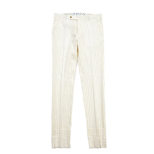 SUMMER SALE|BERWICH “MORELLO” リネン混 ノータックスラックス オフホワイト(ecru) 50 | GUARDAROBA MILANO OFFICIAL STORE