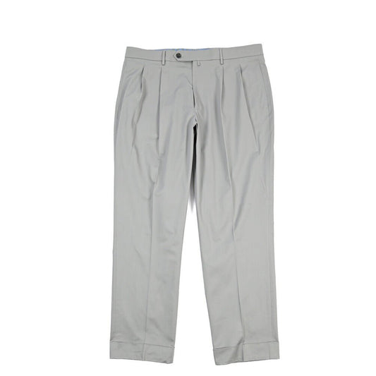 SUMMER SALE|BERWICH “NEGRONI LUX” ストレッチコットン ツータックチノパンツ グレー(grey) 54 | GUARDAROBA MILANO OFFICIAL STORE