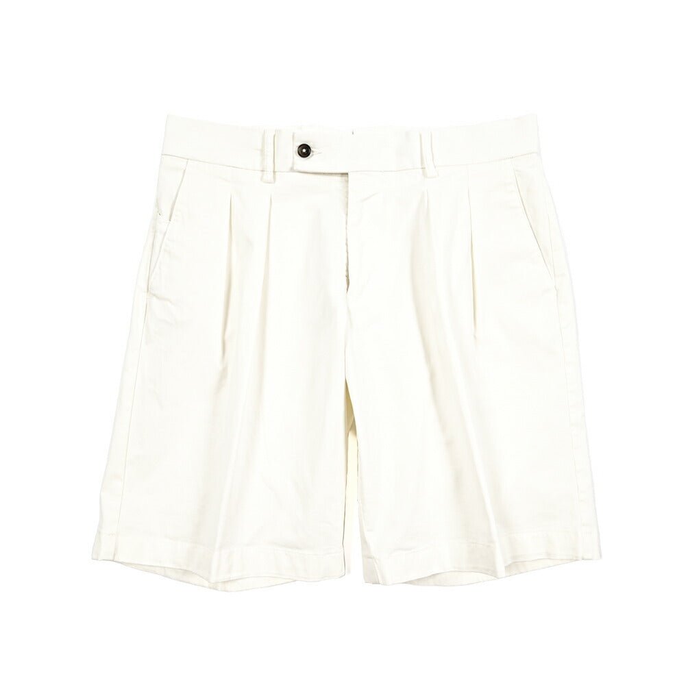 SUMMER SALE|BERWICH "NOLABEL" ストレッチコットン ツータックバミューダショーツ|424198 - 46|GUARDAROBA MILANO OFFICIAL STORE