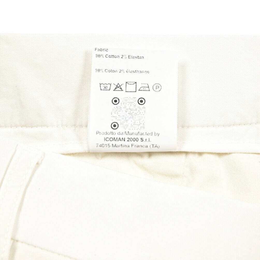 SUMMER SALE|BERWICH "NOLABEL" ストレッチコットン ツータックバミューダショーツ|424198 - 46|GUARDAROBA MILANO OFFICIAL STORE