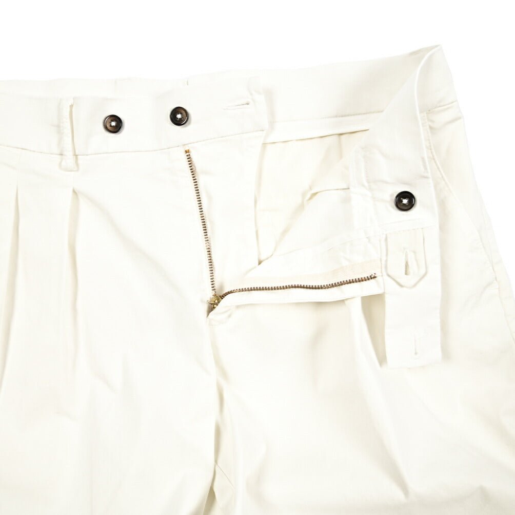 SUMMER SALE|BERWICH "NOLABEL" ストレッチコットン ツータックバミューダショーツ|424198 - 46|GUARDAROBA MILANO OFFICIAL STORE