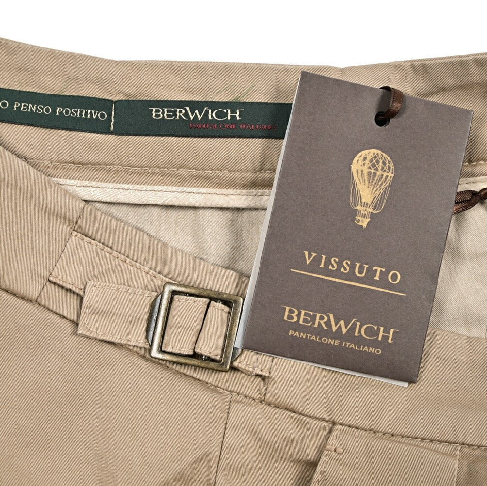 SUMMER SALE|BERWICH "SCOTCH SHORT - GD" ストレッチコットン ツータックバミューダショーツ|424200|GUARDAROBA MILANO OFFICIAL STORE
