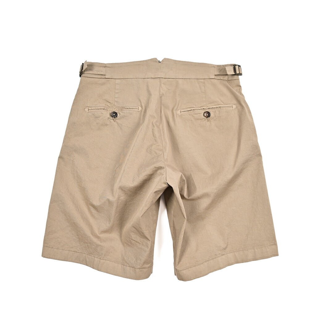 SUMMER SALE|BERWICH "SCOTCH SHORT - GD" ストレッチコットン ツータックバミューダショーツ|424200|GUARDAROBA MILANO OFFICIAL STORE