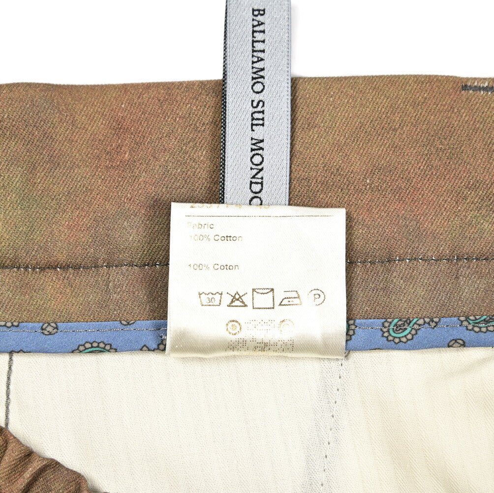 SUMMER SALE|BERWICH "SPIAGGIA 1P SHORT" コットン100% ドローコード付きワンタックバミューダショーツ|424045 - 46|GUARDAROBA MILANO OFFICIAL STORE