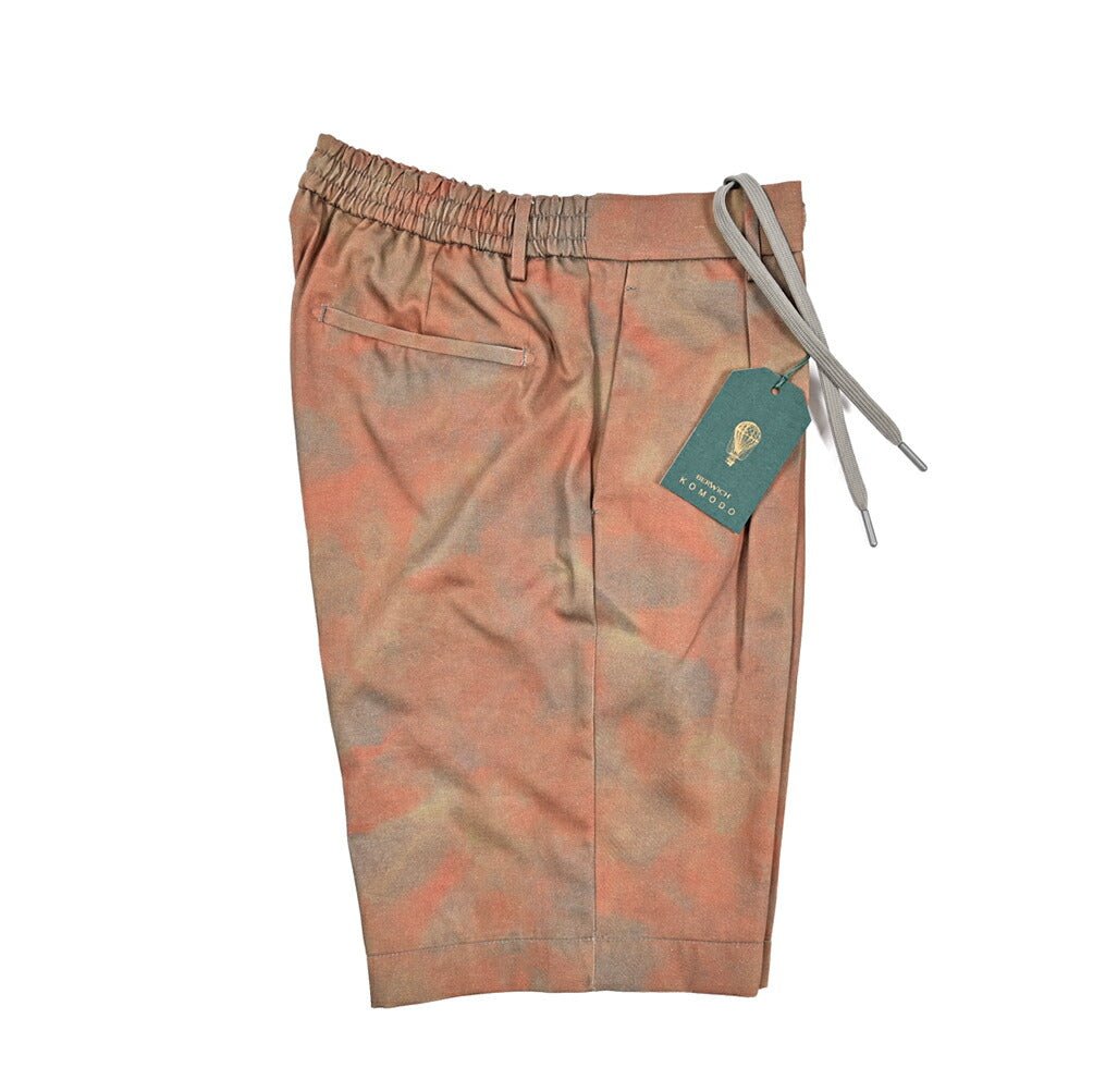 SUMMER SALE|BERWICH "SPIAGGIA 1P SHORT" コットン100% ドローコード付きワンタックバミューダショーツ|424069 - 46|GUARDAROBA MILANO OFFICIAL STORE