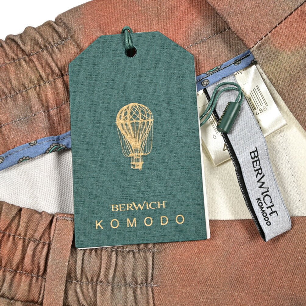 SUMMER SALE|BERWICH "SPIAGGIA 1P SHORT" コットン100% ドローコード付きワンタックバミューダショーツ|424069 - 46|GUARDAROBA MILANO OFFICIAL STORE