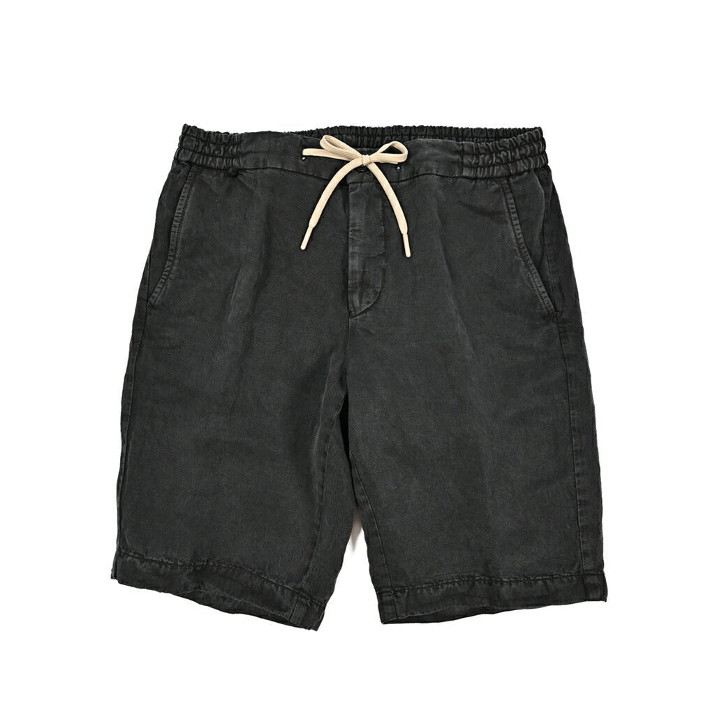 SUMMER SALE|BERWICH "SPIAGGIA SHORT" リヨセルリネン ノータックイージーショーツ (製品染め)|424113 - XS|GUARDAROBA MILANO OFFICIAL STORE