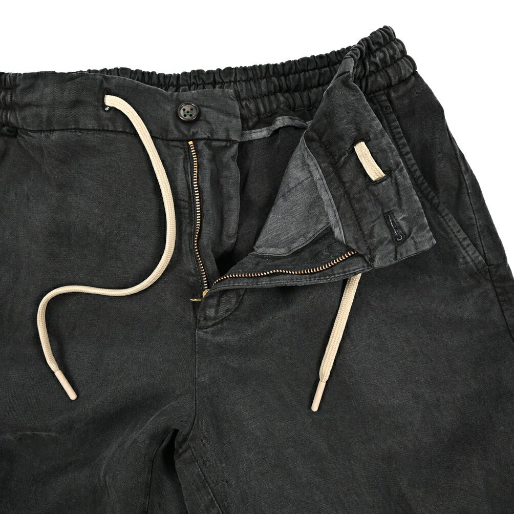 SUMMER SALE|BERWICH "SPIAGGIA SHORT" リヨセルリネン ノータックイージーショーツ (製品染め)|424113 - XS|GUARDAROBA MILANO OFFICIAL STORE