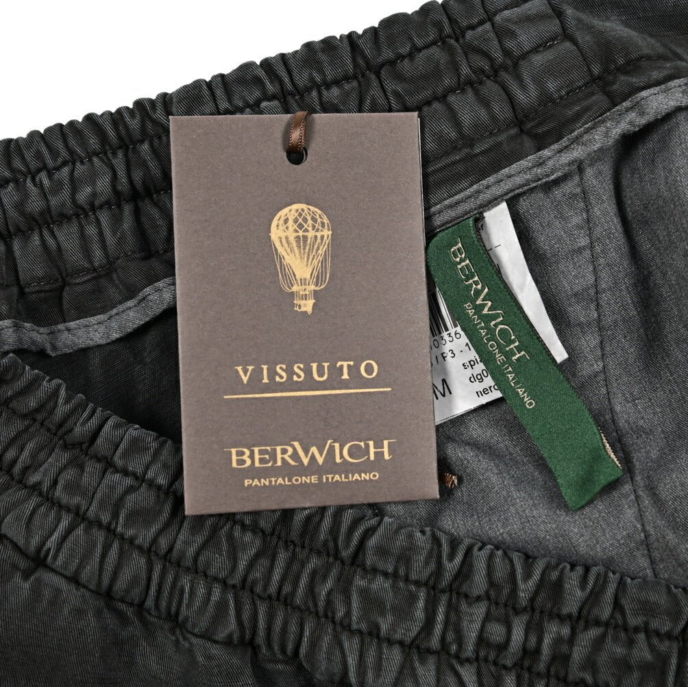 SUMMER SALE|BERWICH "SPIAGGIA SHORT" リヨセルリネン ノータックイージーショーツ (製品染め)|424113 - XS|GUARDAROBA MILANO OFFICIAL STORE