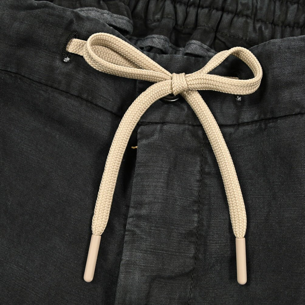 SUMMER SALE|BERWICH "SPIAGGIA SHORT" リヨセルリネン ノータックイージーショーツ (製品染め)|424113 - XS|GUARDAROBA MILANO OFFICIAL STORE