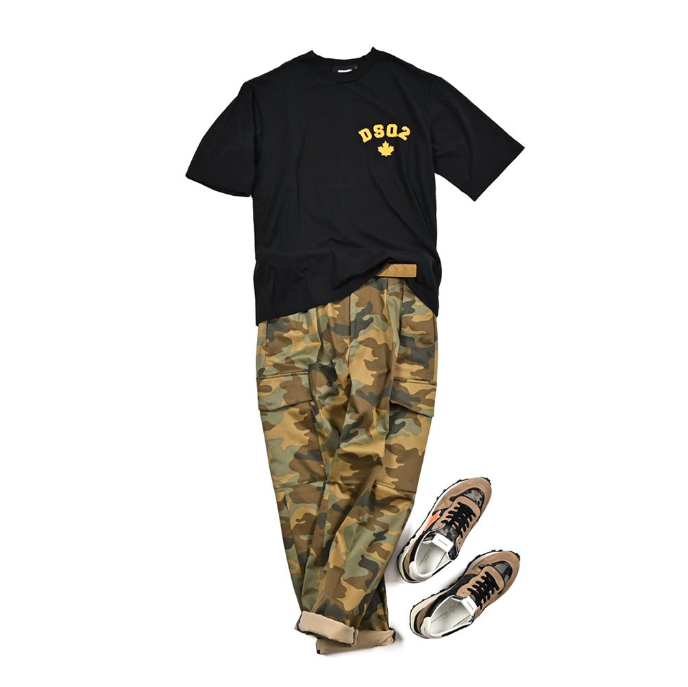 SUMMER SALE|DSQUARED2 LOOSE FIT コットン100% 半袖クルーネックTシャツ|417280 - S|GUARDAROBA MILANO OFFICIAL STORE