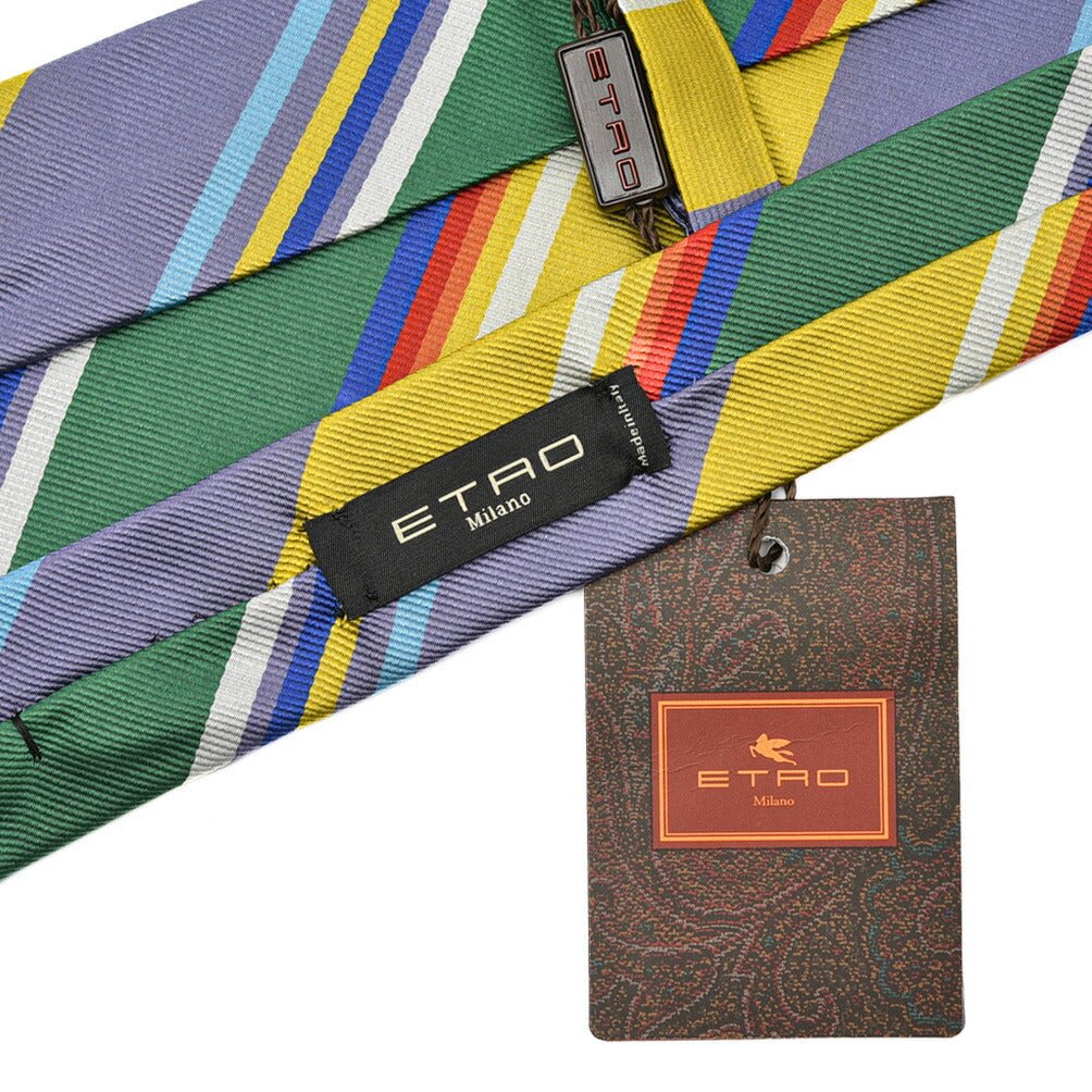 SALE|ETRO シルク100% レジメンタルネクタイ|406660|GUARDAROBA MILANO OFFICIAL STORE