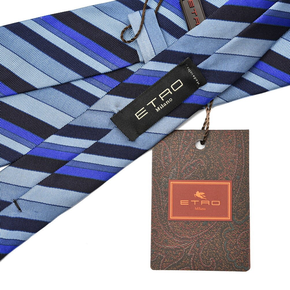 SALE|ETRO シルクコットン レジメンタルネクタイ|406689|GUARDAROBA MILANO OFFICIAL STORE