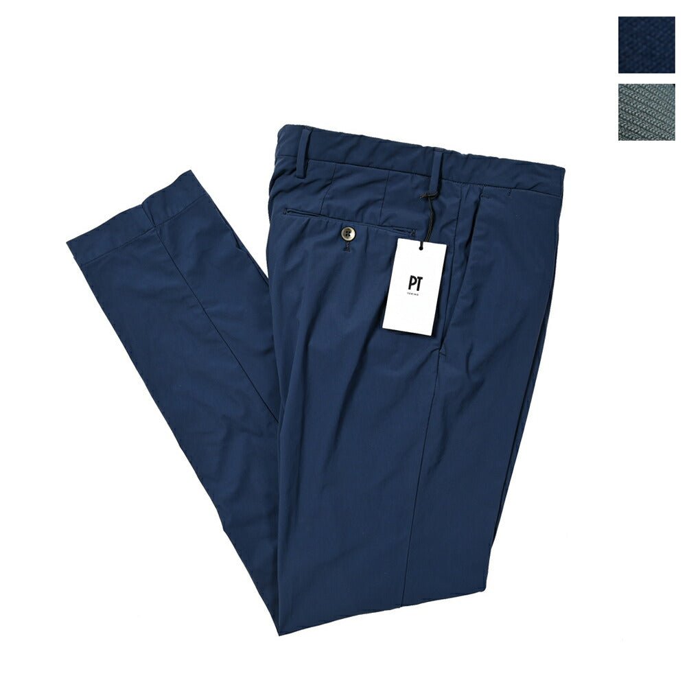 SALE|PT TORINO ACTIVE SKINNY FIT 高機能ストレッチナイロン ノータックスラックス / PT01 KULT|407776 - A - 52|GUARDAROBA MILANO OFFICIAL STORE