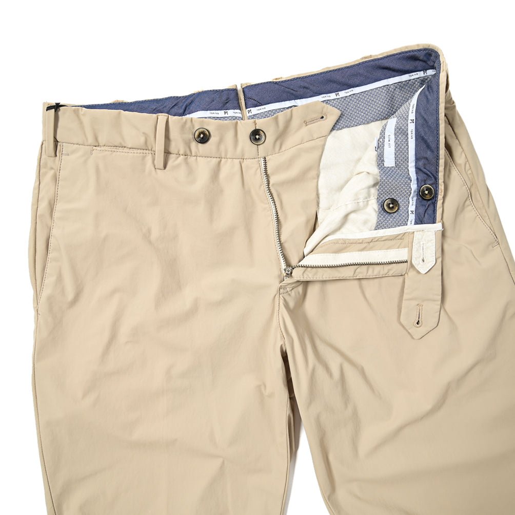 SUMMER SALE|PT TORINO ACTIVE SLIM FIT 高機能ストレッチナイロン ノータックスラックス / PT01 KULT|GUARDAROBA MILANO OFFICIAL STORE