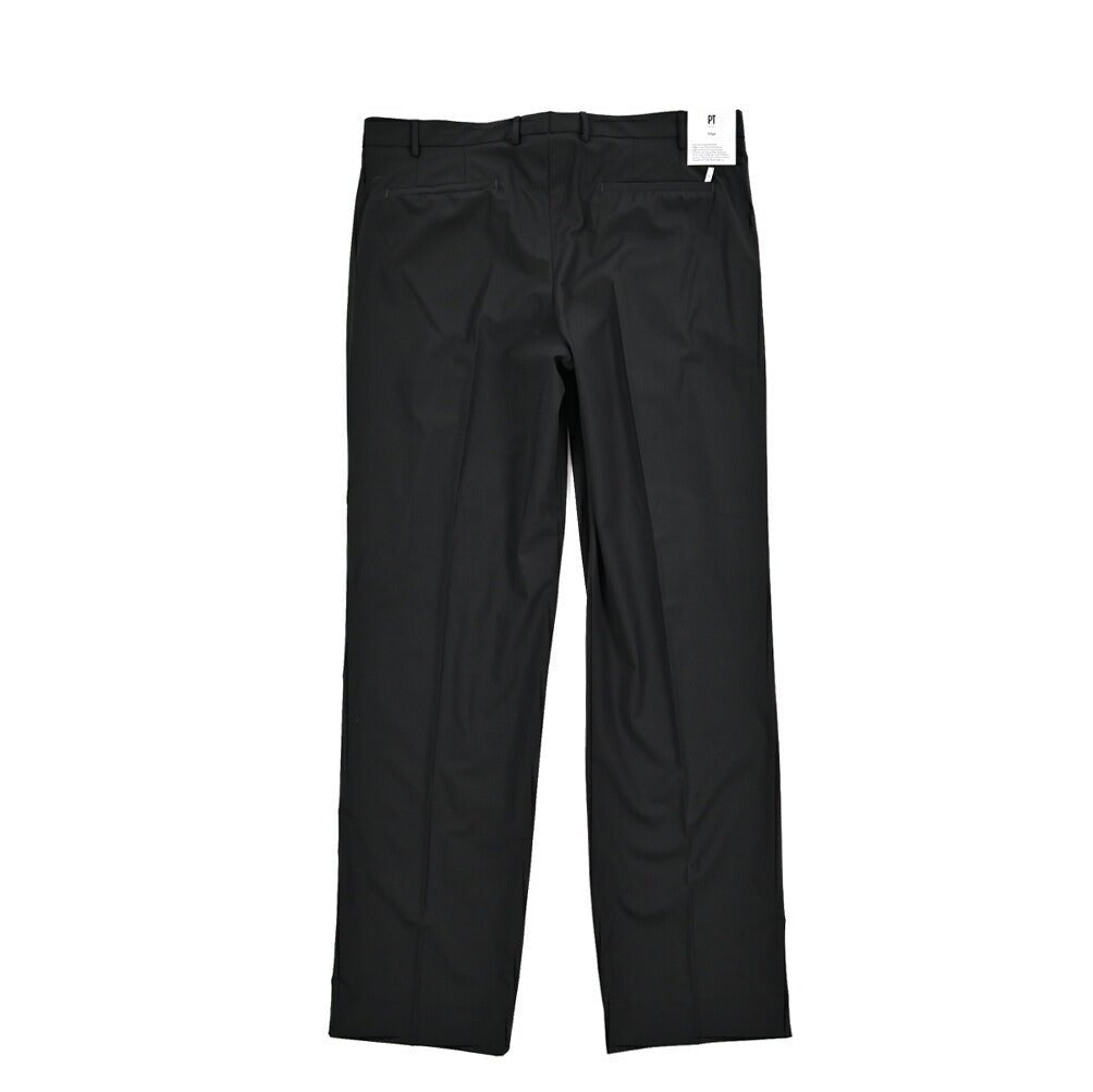 SUMMER SALE|PT TORINO Edge "DICIANNOVE" ストレッチウール ツータックストレートスラックス|423965 - 50|GUARDAROBA MILANO OFFICIAL STORE