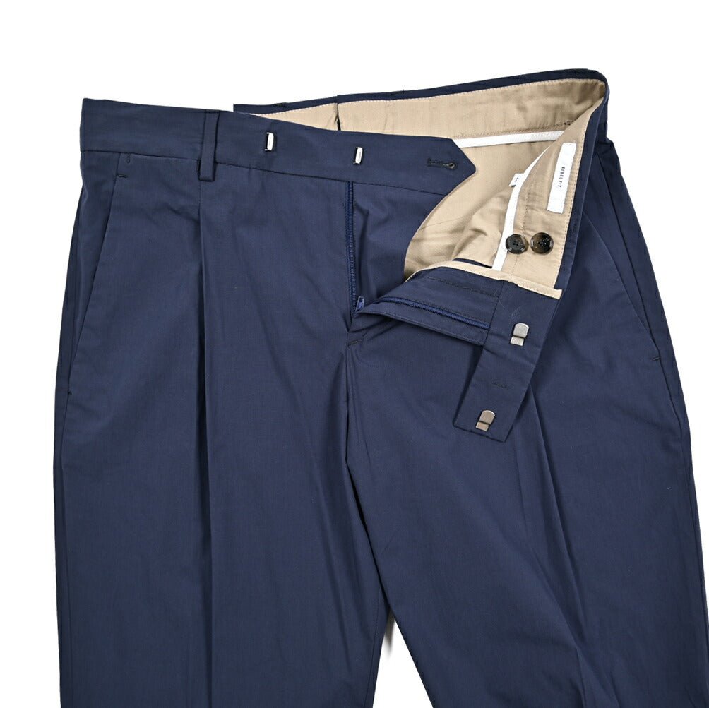 SUMMER SALE|PT TORINO Edge "REBEL FIT" ストレッチコットン ワンタックリラックステーパードパンツ|423955|GUARDAROBA MILANO OFFICIAL STORE