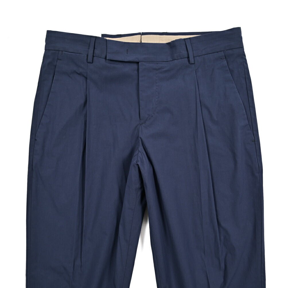 SUMMER SALE|PT TORINO Edge "REBEL FIT" ストレッチコットン ワンタックリラックステーパードパンツ|423955|GUARDAROBA MILANO OFFICIAL STORE