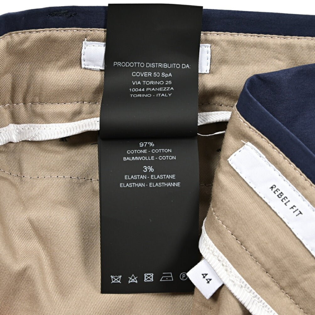 SUMMER SALE|PT TORINO Edge "REBEL FIT" ストレッチコットン ワンタックリラックステーパードパンツ|423955|GUARDAROBA MILANO OFFICIAL STORE