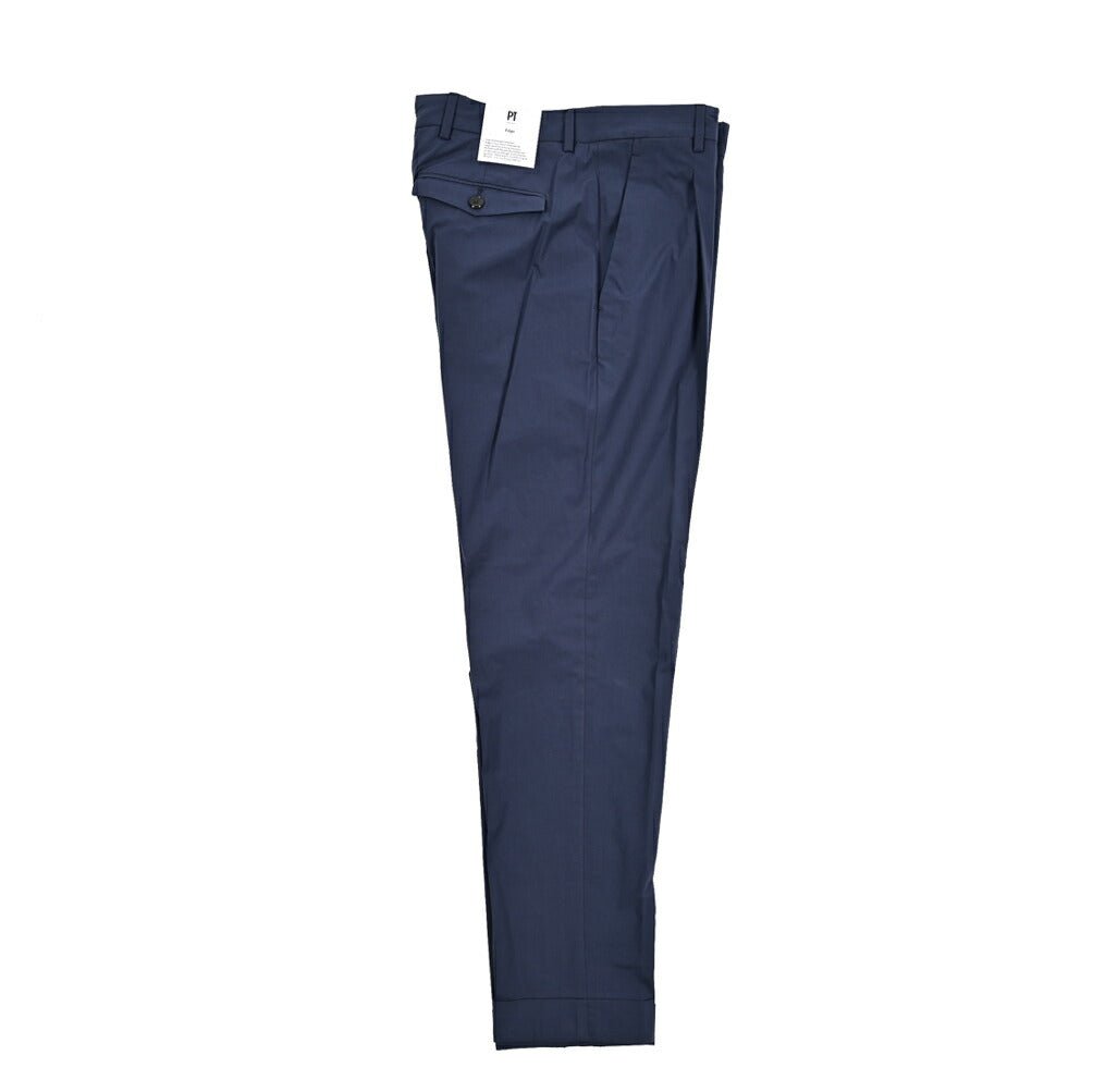 SUMMER SALE|PT TORINO Edge "REBEL FIT" ストレッチコットン ワンタックリラックステーパードパンツ|423955|GUARDAROBA MILANO OFFICIAL STORE