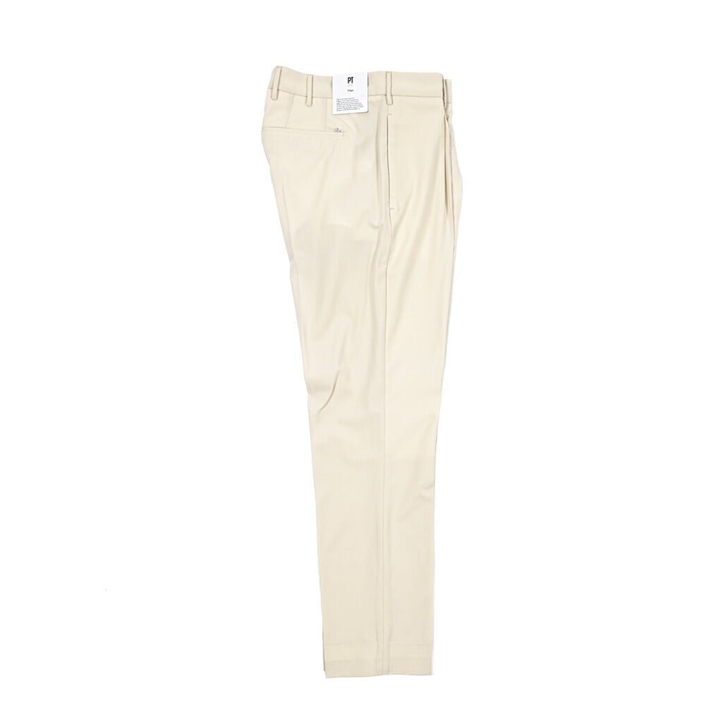 SUMMER SALE|PT TORINO Edge "UNDICI" ストレッチウール ワンタックスラックス|423285 - 48|GUARDAROBA MILANO OFFICIAL STORE