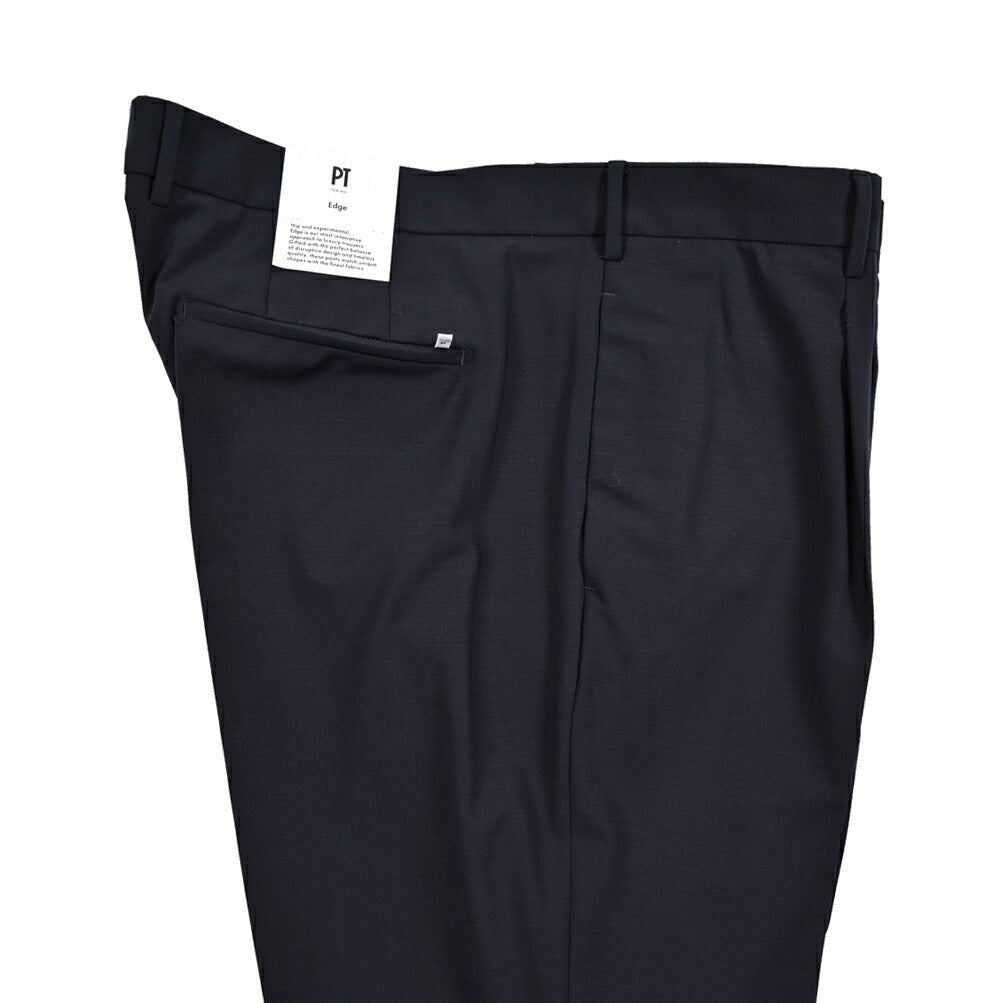 SUMMER SALE|PT TORINO Edge "UNDICI" ストレッチウール ワンタックリラックステーパードパンツ|423974|GUARDAROBA MILANO OFFICIAL STORE