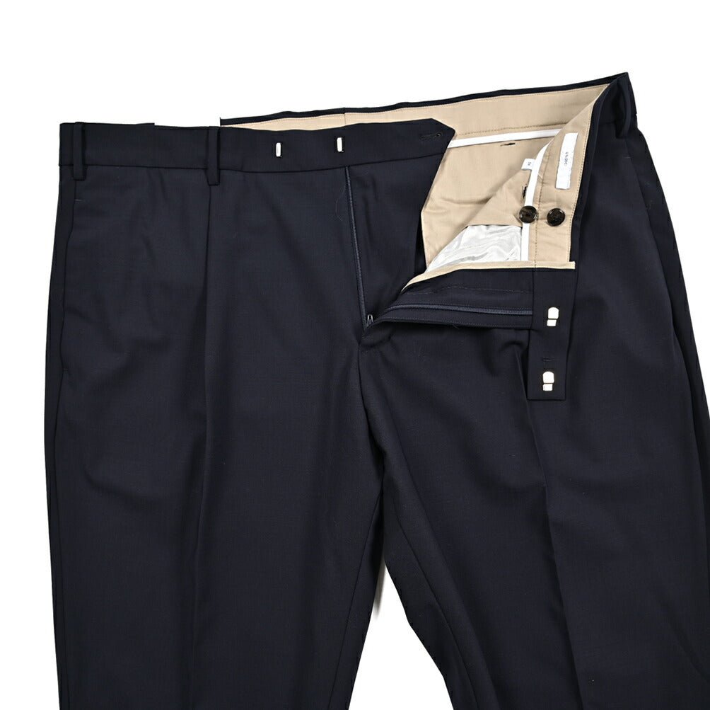 SUMMER SALE|PT TORINO Edge "UNDICI" ストレッチウール ワンタックリラックステーパードパンツ|423974|GUARDAROBA MILANO OFFICIAL STORE