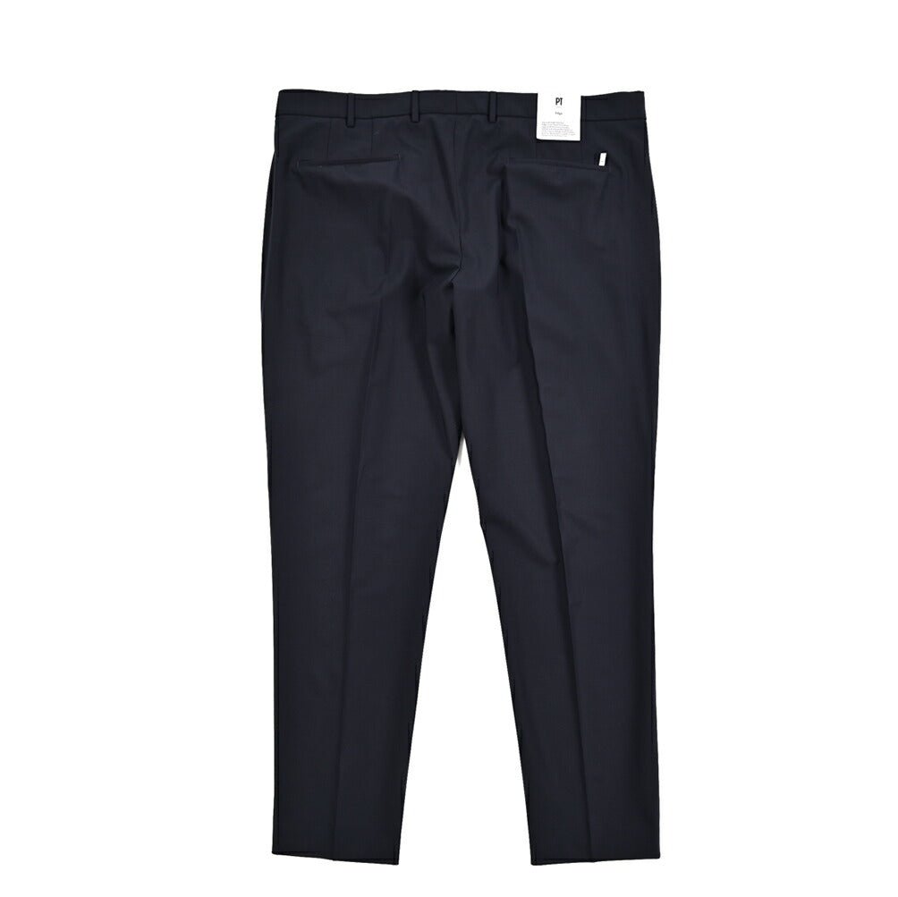 SUMMER SALE|PT TORINO Edge "UNDICI" ストレッチウール ワンタックリラックステーパードパンツ|423974|GUARDAROBA MILANO OFFICIAL STORE
