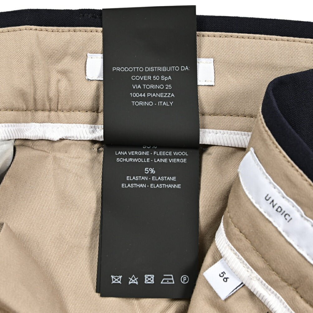 SUMMER SALE|PT TORINO Edge "UNDICI" ストレッチウール ワンタックリラックステーパードパンツ|423974|GUARDAROBA MILANO OFFICIAL STORE
