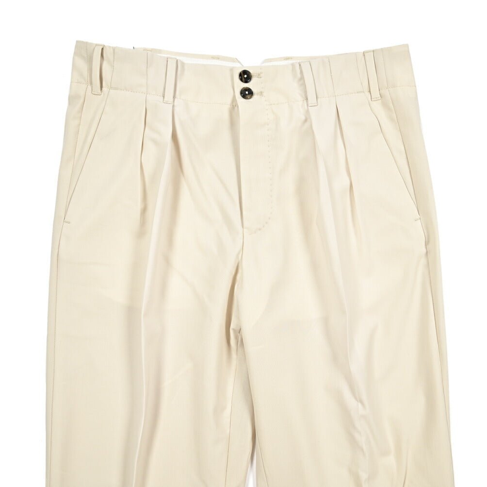 SUMMER SALE|PT TORINO Edge "VENTI" ストレッチウール ツータックワイドスラックス|423280 - 48|GUARDAROBA MILANO OFFICIAL STORE