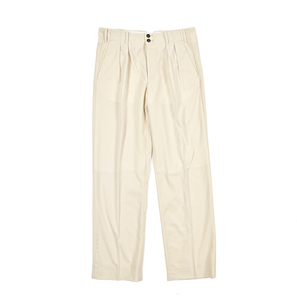 SUMMER SALE|PT TORINO Edge "VENTI" ストレッチウール ツータックワイドスラックス|423280 - 48|GUARDAROBA MILANO OFFICIAL STORE