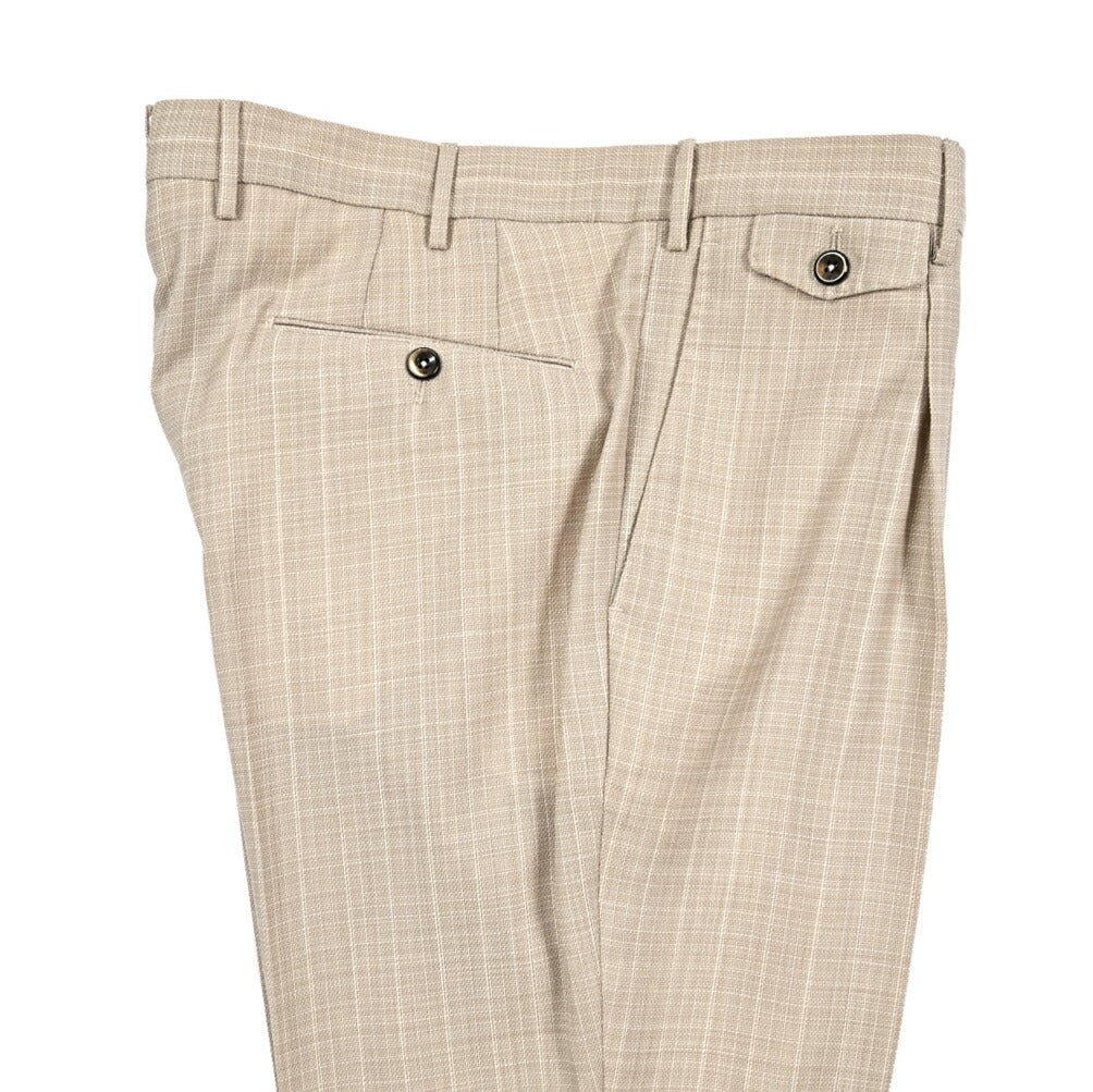 SUMMER SALE|PT TORINO "GENTLEMAN FIT" SUPER 100's ヴァージンウール100% ワンタックスラックス|423964|GUARDAROBA MILANO OFFICIAL STORE