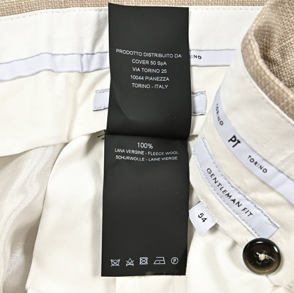 SUMMER SALE|PT TORINO "GENTLEMAN FIT" SUPER 100's ヴァージンウール100% ワンタックスラックス|423964|GUARDAROBA MILANO OFFICIAL STORE