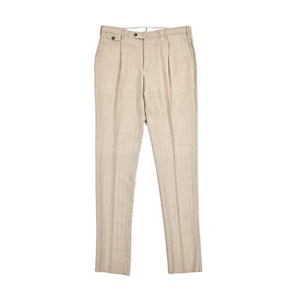 SUMMER SALE|PT TORINO "GENTLEMAN FIT" SUPER 100's ヴァージンウール100% ワンタックスラックス|423964|GUARDAROBA MILANO OFFICIAL STORE