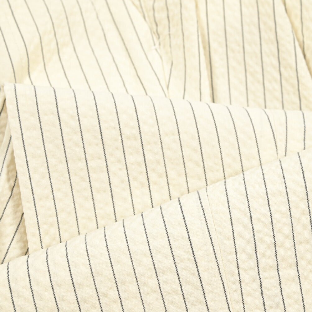 SUMMER SALE|PT TORINO "MASTER FIT" シアサッカーウール ツータックベルトレススラックス|423325|GUARDAROBA MILANO OFFICIAL STORE