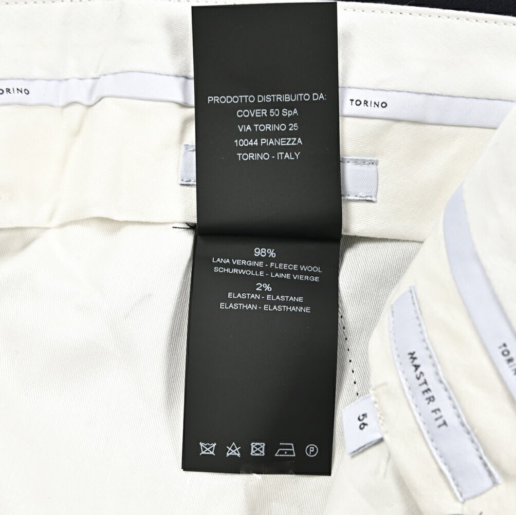 SUMMER SALE|PT TORINO "MASTER FIT" ストレッチウール ワンタックテーパードスラックス|423971|GUARDAROBA MILANO OFFICIAL STORE